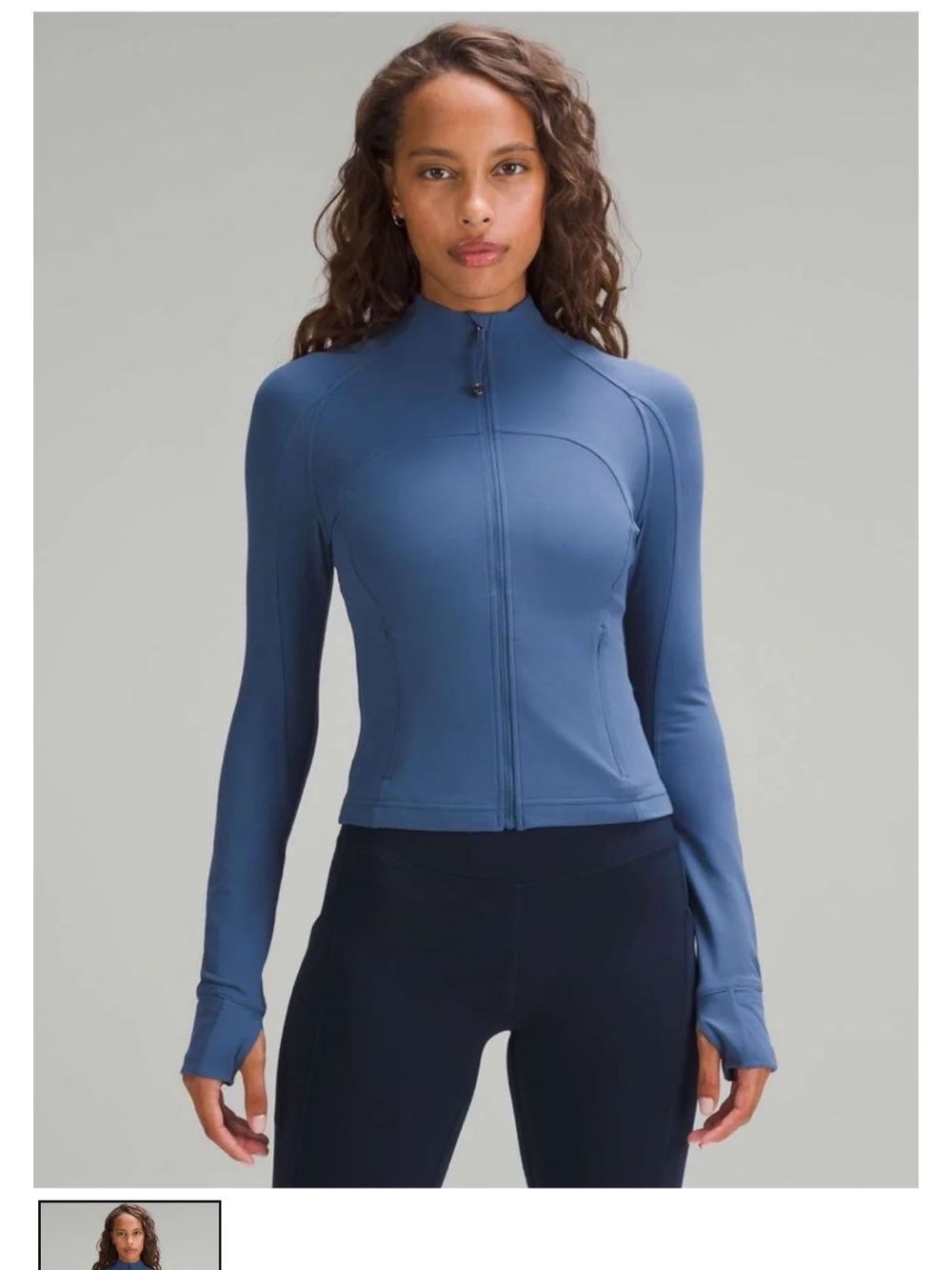 lululemon athletica Women's Full-Zip Slim Active Jacket - Blue